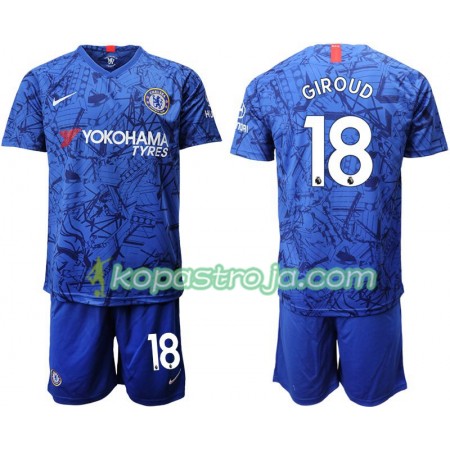 Billiga Fotbollströjor Chelsea Giroud 18 Barn Hemma tröja 2019/20 Kortärmad